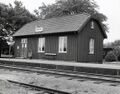 Äspinge station - 1961 - Foto: Sveriges Järnvägsmuseum