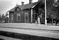 Hökön station - Första stationshuset - 1931 - Foto: Bengtsson, Axel