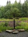 Minnesmärke på platsen för Ställdalsolyckan. Rest 2006 – 50 år efter olyckan.
