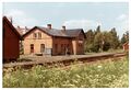 Ormaryd station med godsmagasinet som man kan se i vänstra hörnet - 1960 - (JVM)