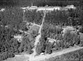 Målilla sanatoriums hållplats - 1955 - Foto: Sveriges Järnvägsmuseum