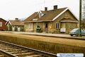 Hyllstofta station - september, 1971 - Foto: Okänd - Sveriges Järnvägsmuseum
