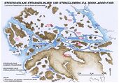 Rekonstruktion av stockholmsområdets strandlinjer under stenåldern