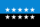 Flag of the European Coal and Steel Community 10 Star Version.svg