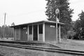 Gåvan station - 21 augusti 1961 - Foto: Sveriges Järnvägsmuseum