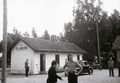 Gylsboda station - Andra stationshuset uppfört efter branden 1954 - slutet av 1950-talet - Foto: Sveriges Järnvägsmuseum