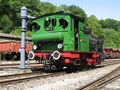 Ånglokomotiv Anna nr 9 vid vattenhäst i Fond-de-Gras