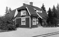 Ädelfors station - 1950-talet - Foto: Sveriges Järnvägsmuseum