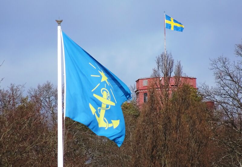 Fil:Sjöfartsverket, Södra Djurgården, flagga.jpg