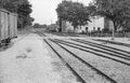 Bangården - riktning mot Färjestaden - Ottenby - 1956 - Fot: Gunnar Östberg - JVM