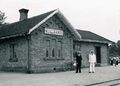 Kullåkra station - 1942 - Foto: Sveriges Järnvägsmuseum
