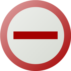 Fil:Pictogram voting oppose.svg