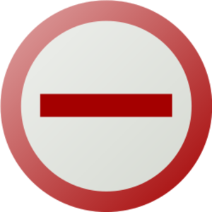 Pictogram voting oppose.svg