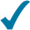 Blue check.svg
